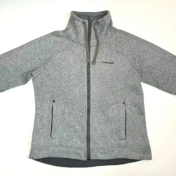 Avalanche Women’s Full Zip Mock Neck Sweater, Thermal Layering Jacket Size- XL - Picture 2 of 14